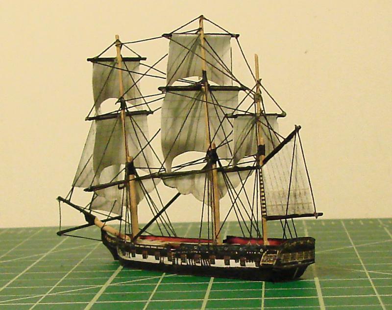 1:600 scale 32-gun frigate